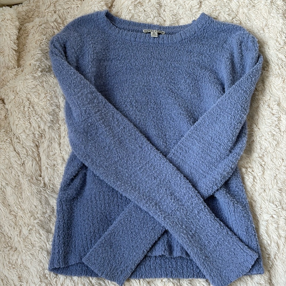 Soft blue sweater